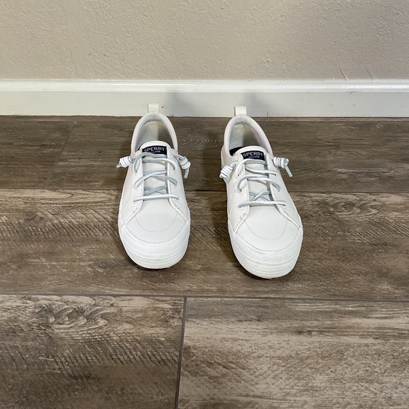 NEW Sperry Crest Vibe Leather Platform Sneaker size 9 - Picture 1 of 3